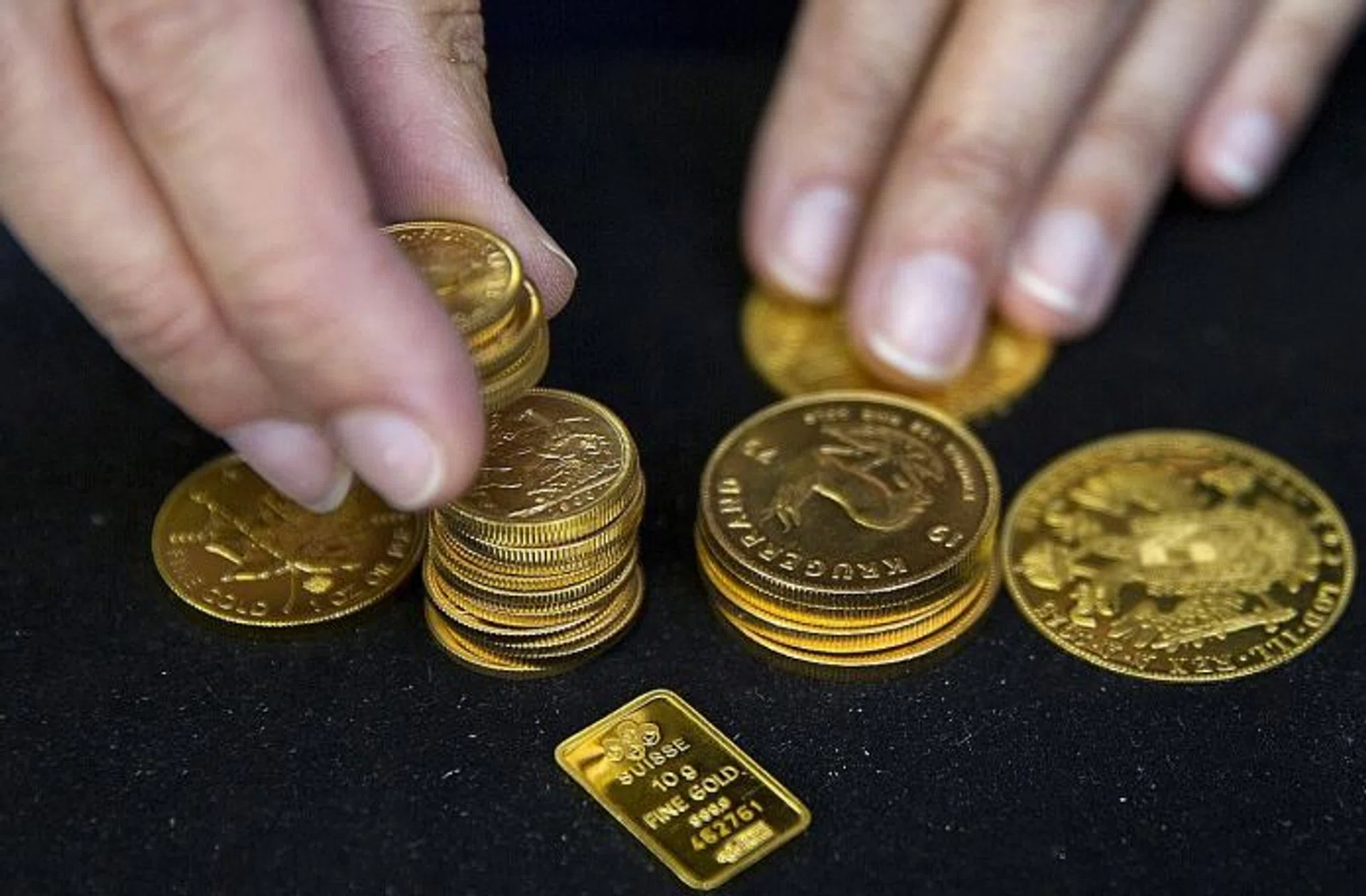 IN FLUX: While the British pound continues to plunge against the US dollar, gold (above) has been surging, while the outlook for London property appears mixed.