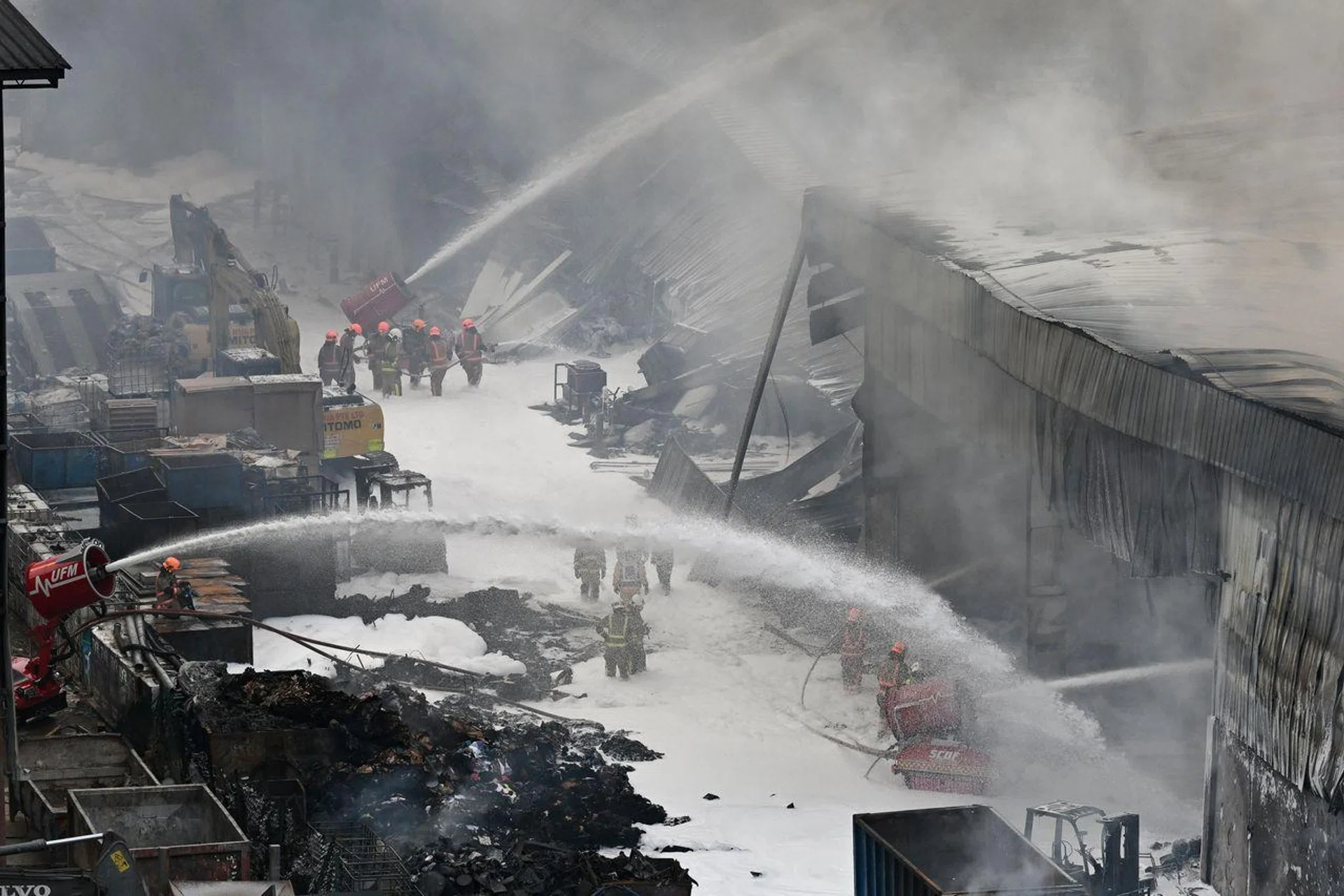 It was the fourth time since March 2018 that a fire has broken out at the warehouse.