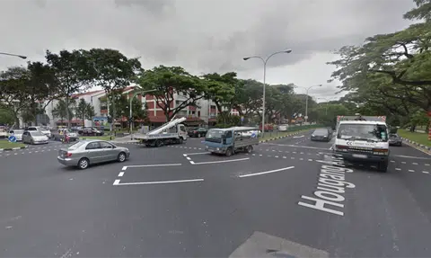Temporary road closure at Hougang Ave 3 on Oct 11