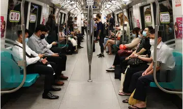 Crowded trains affect people's decision to work from home