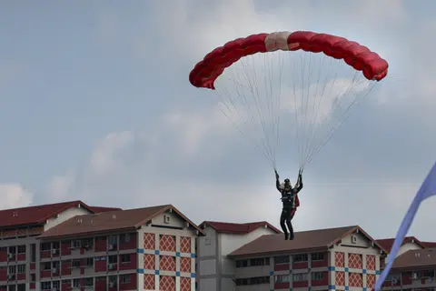 Before each jump, everything from wind speed to the amount of clouds in the sky are monitored to ensure the safety of the Red Lions.