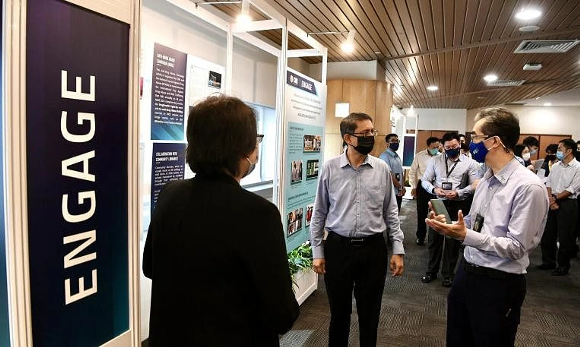 Minister of State Muhammad Faishal Ibrahim (centre) at the CNB Workplan Seminar on May 31, 2022.