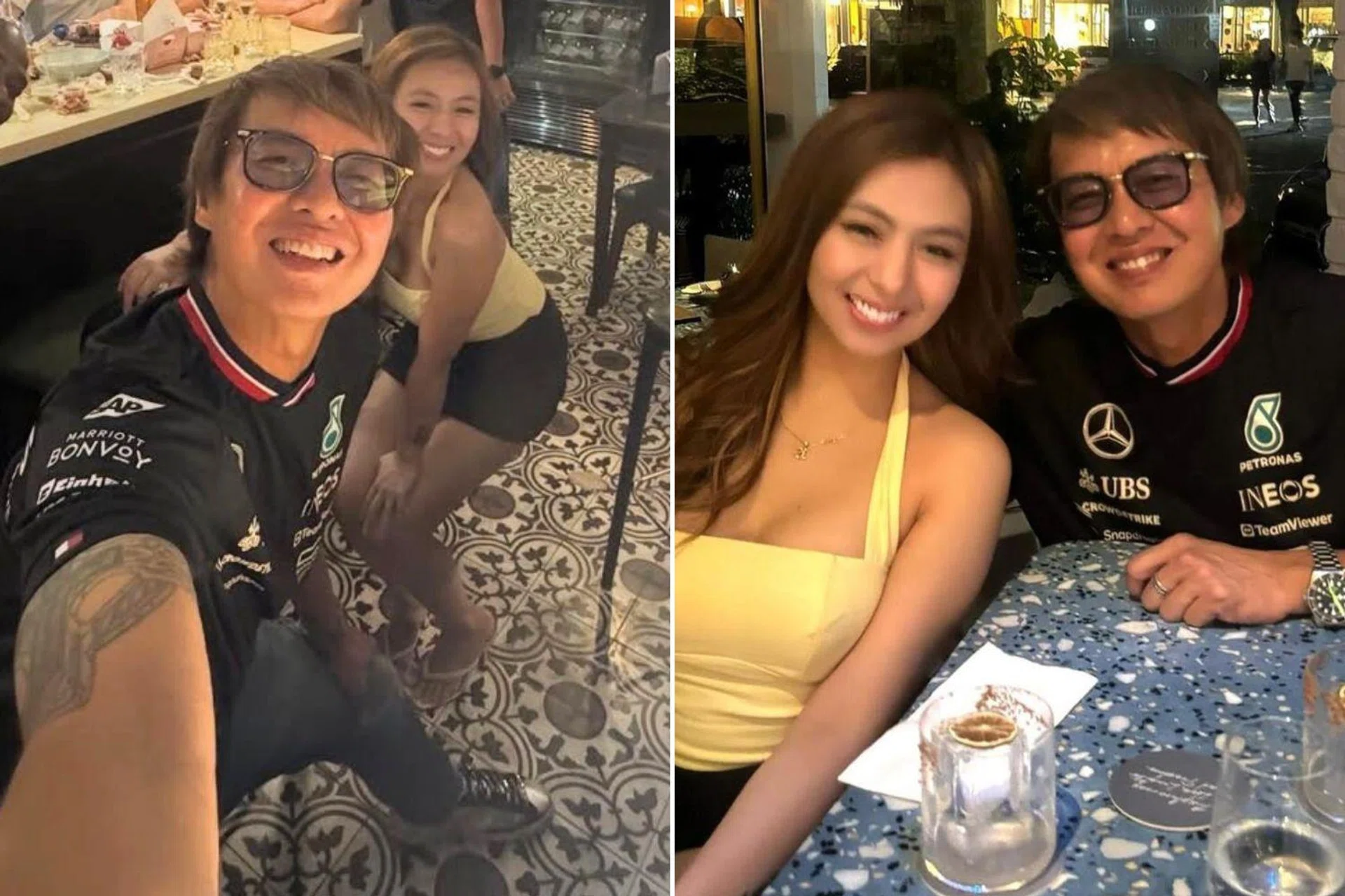 Glenn Ong shared a photo with Jonica Lazo at a wine bar on Sept 30.