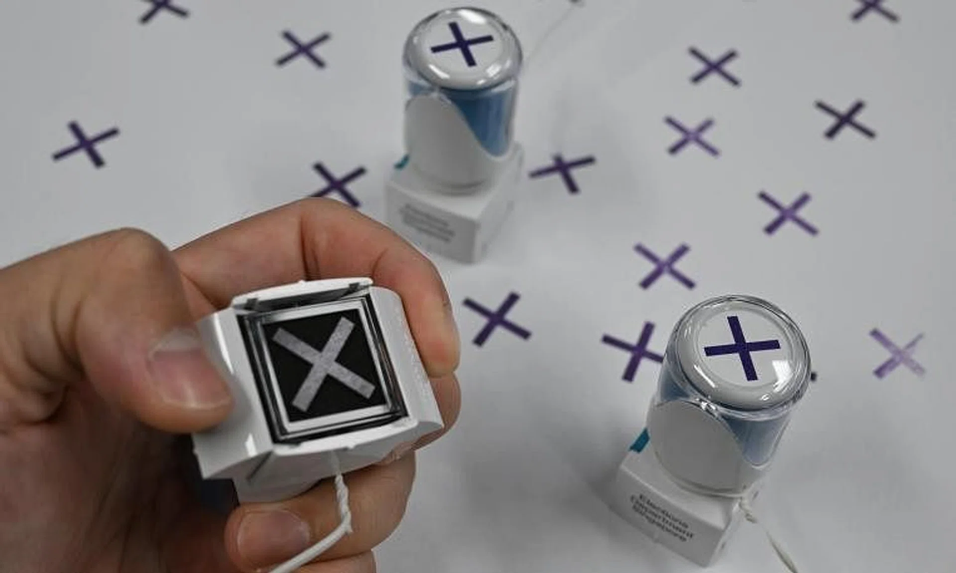 ELD said the ink used in the X-stamp is oil-based, and is resistant to water and temperature.