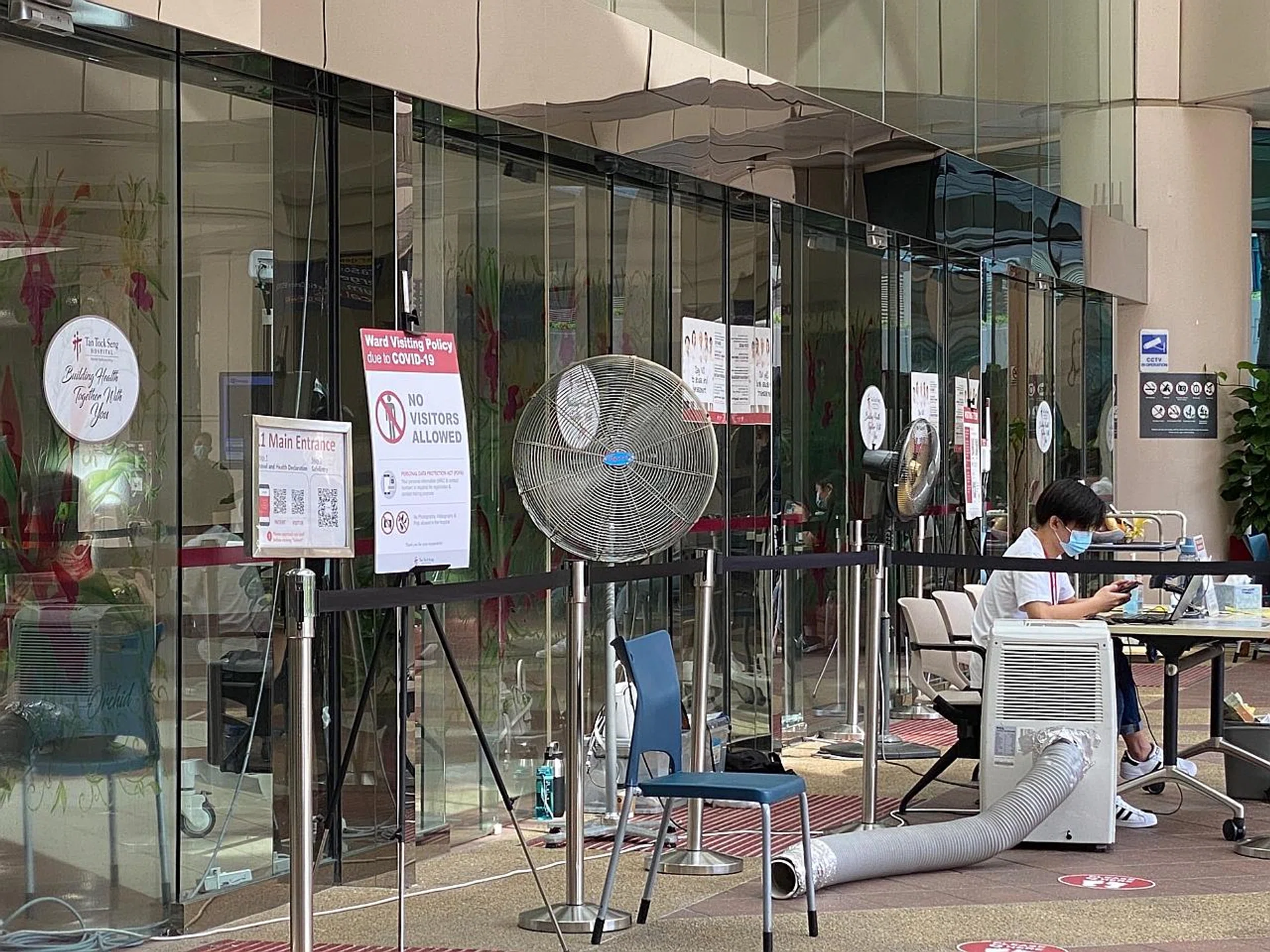 A Covid-19 cluster has emerged at Tan Tock Seng Hospital. T