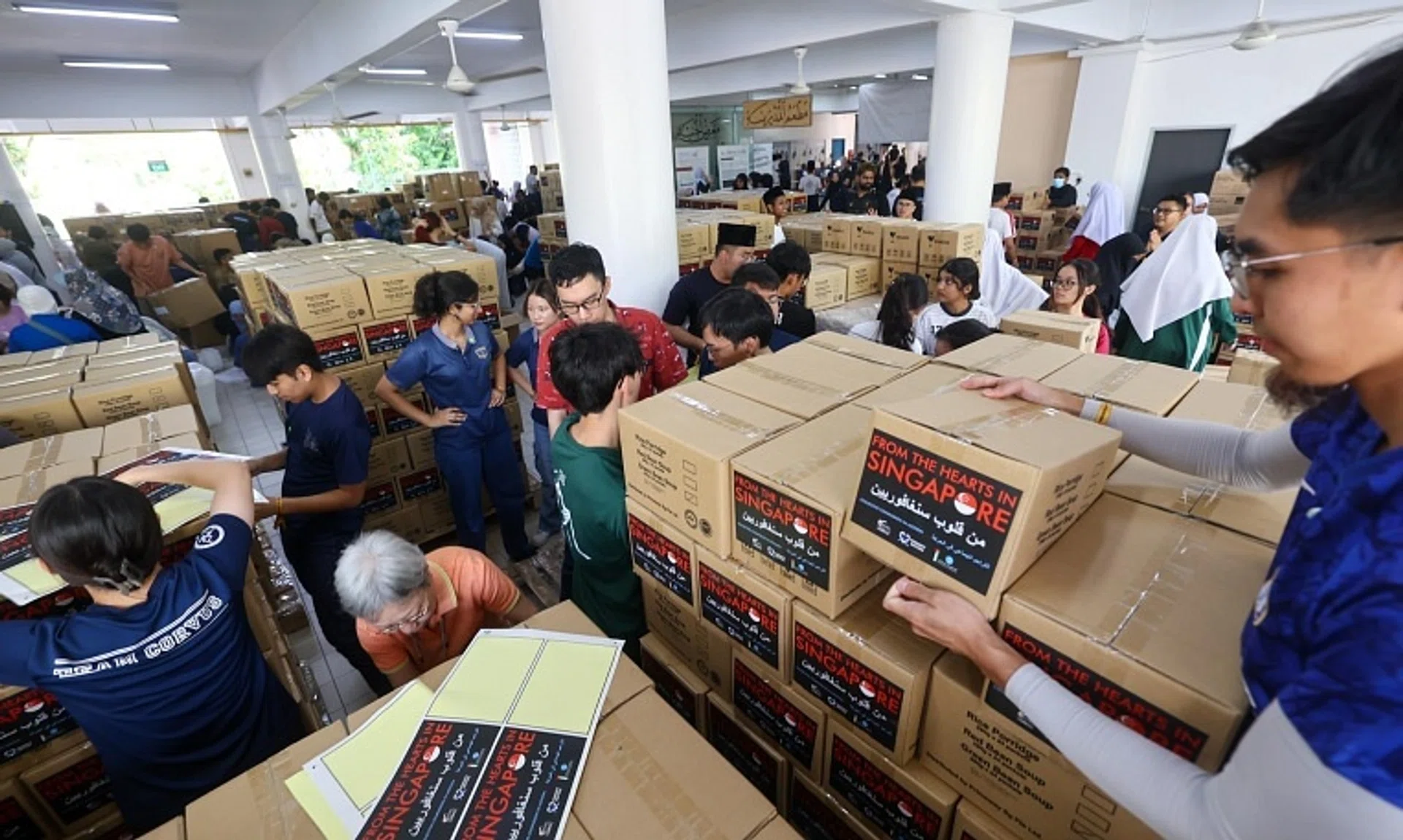 A total of $2,608,717 was raised over three months to provide essential supplies to civilians affected by the conflict in Gaza. 