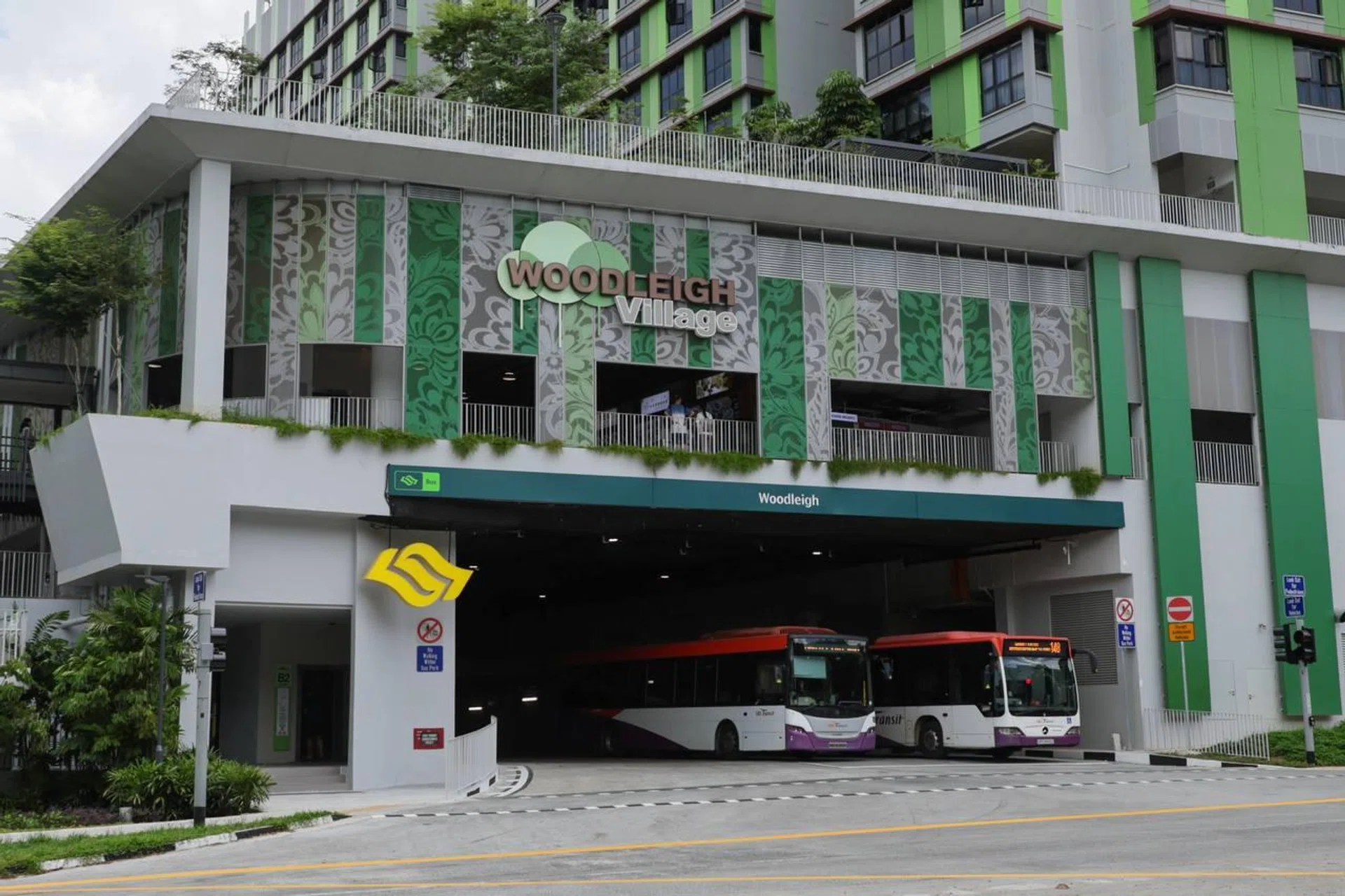 The interchange, which is directly connected to Woodleigh MRT station, is situated in the Woodleigh Village integrated development.