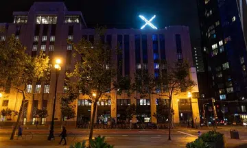 Elon Musk removes giant, flashing X sign after San Francisco furore