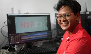 Poly media student's final-year project: Animating graphics for NDP 2023