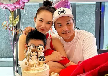 Christopher Lee and Fann Wong's son Zed once wrote 'My mum is very famous' in school essay