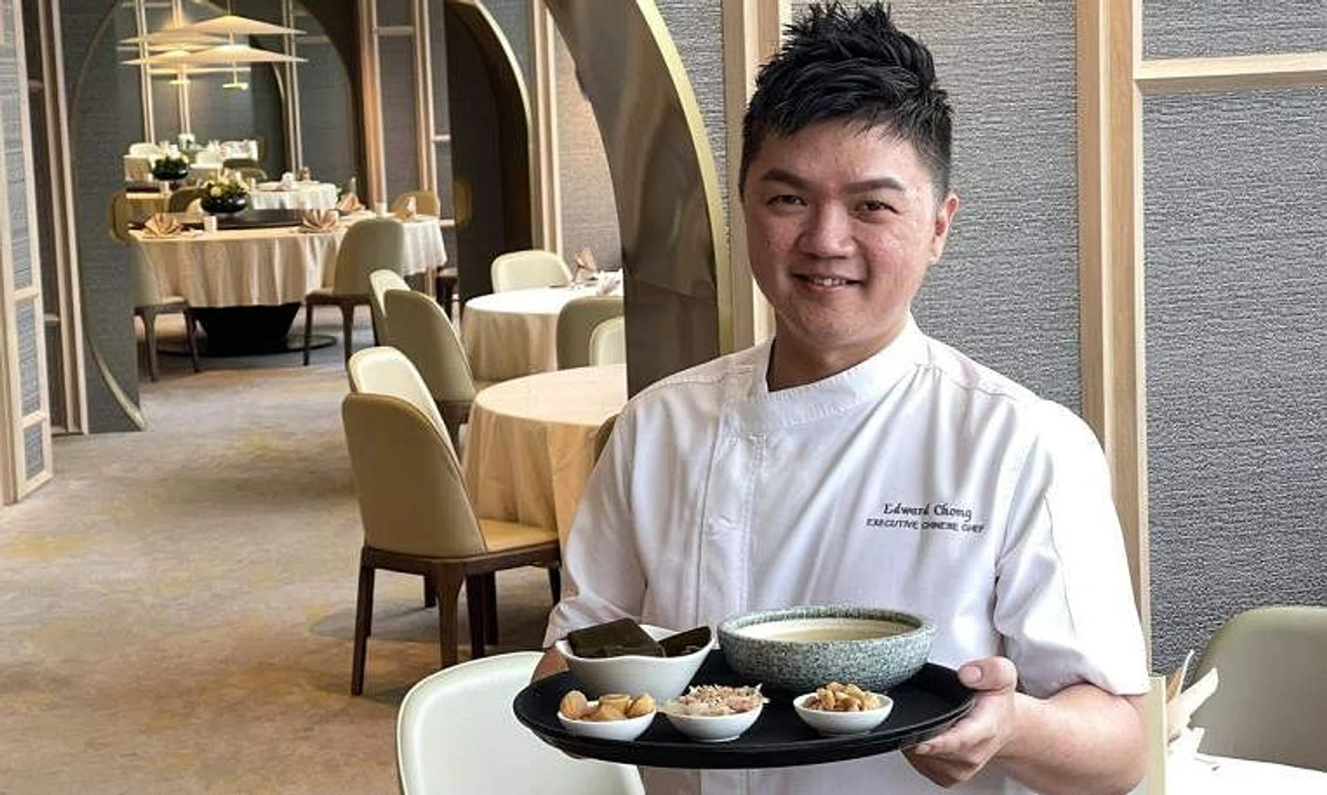 Peach Blossoms chef Edward Chong has managed to reduce his use of table salt by up to 80 per cent over two years.
