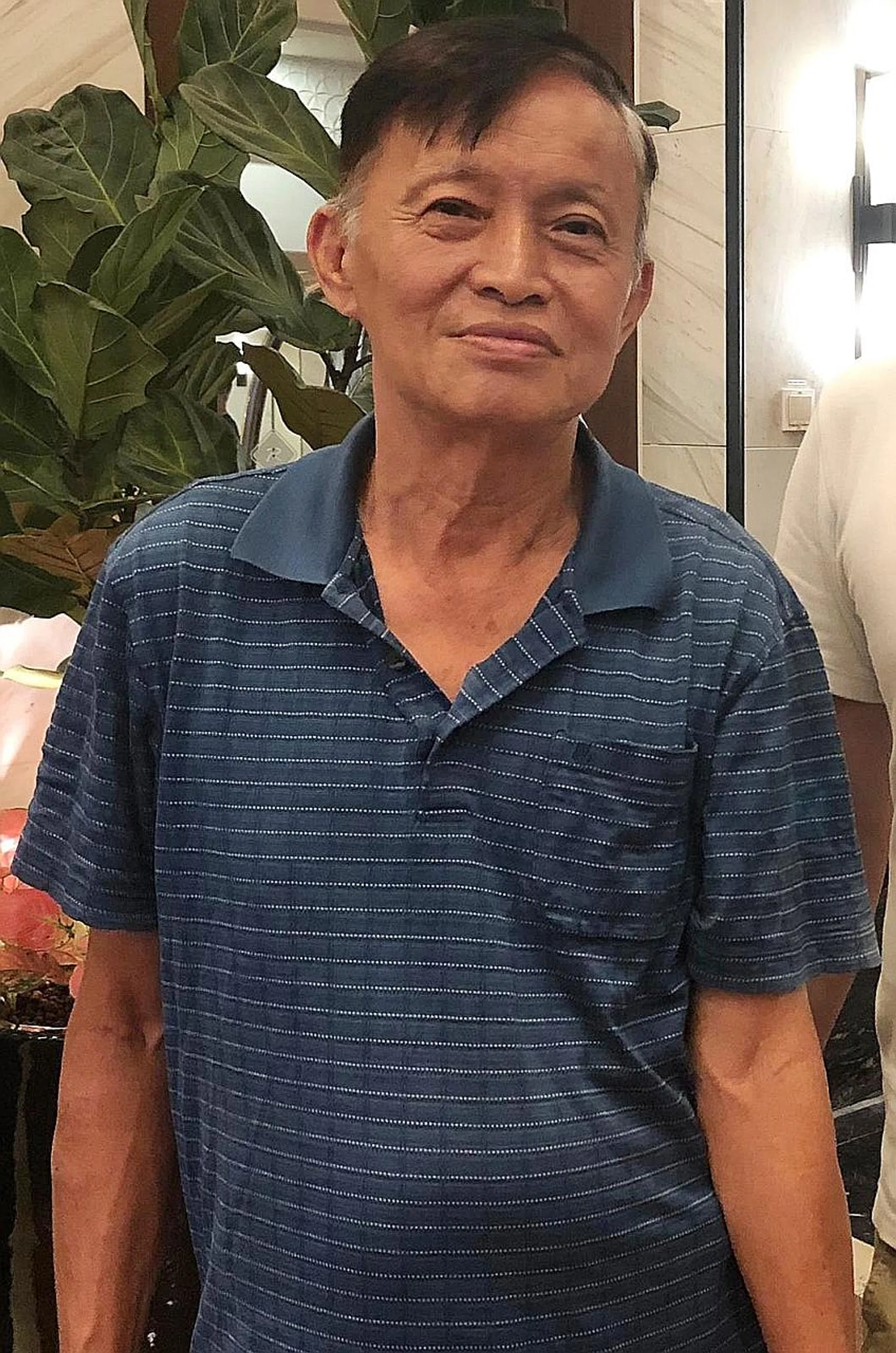 Mr Quek Lye Seng was rushed to hospital but died later. 