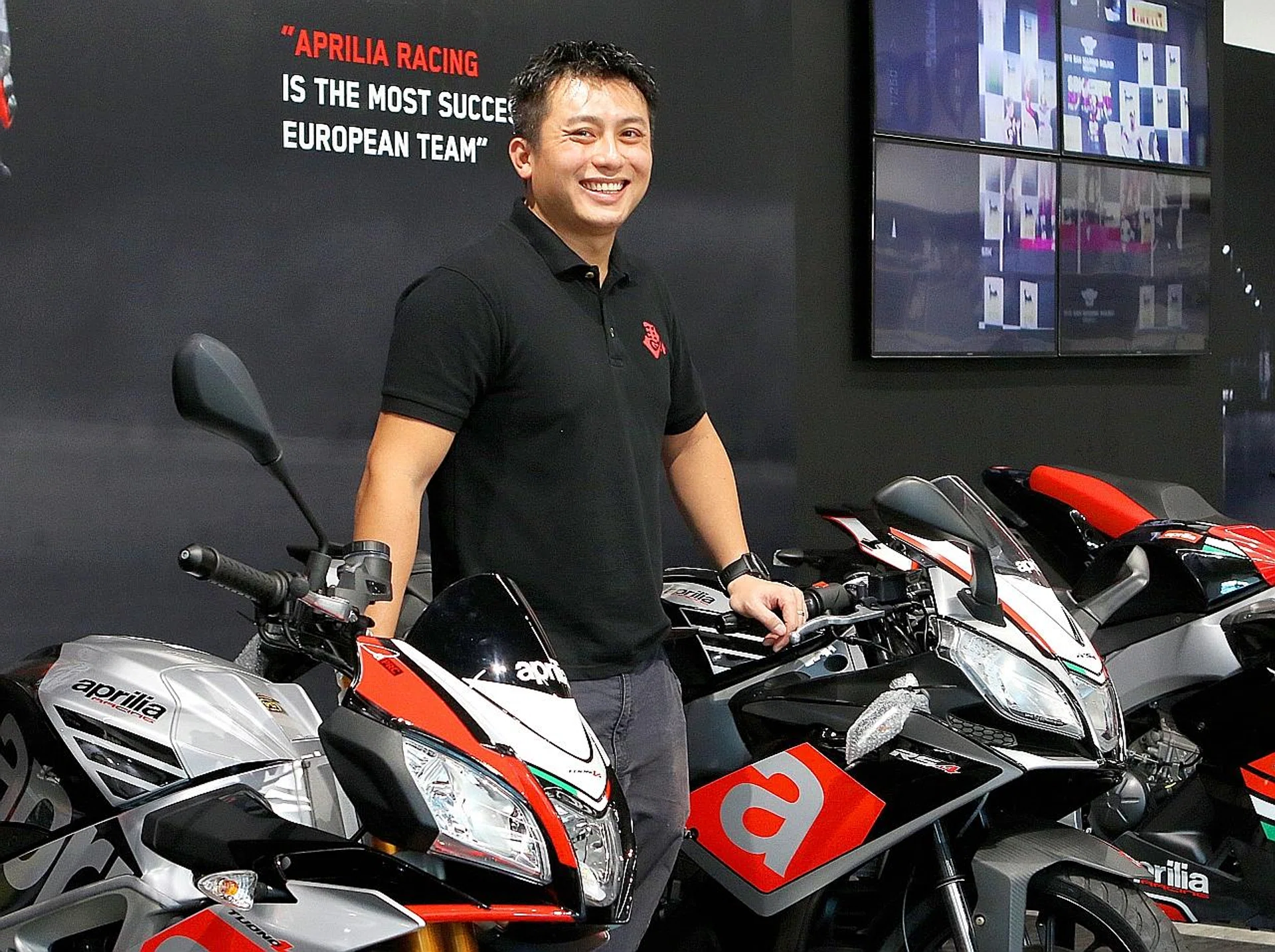 Aprilia, Triumph, Piaggio and Adiva are some of the brands distributed here by Mah Pte Ltd, which is now helmed by managing director Eugene Mah. 