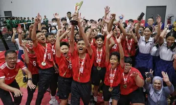 Hat-trick for Marsiling Sec School in C Div sepak takraw