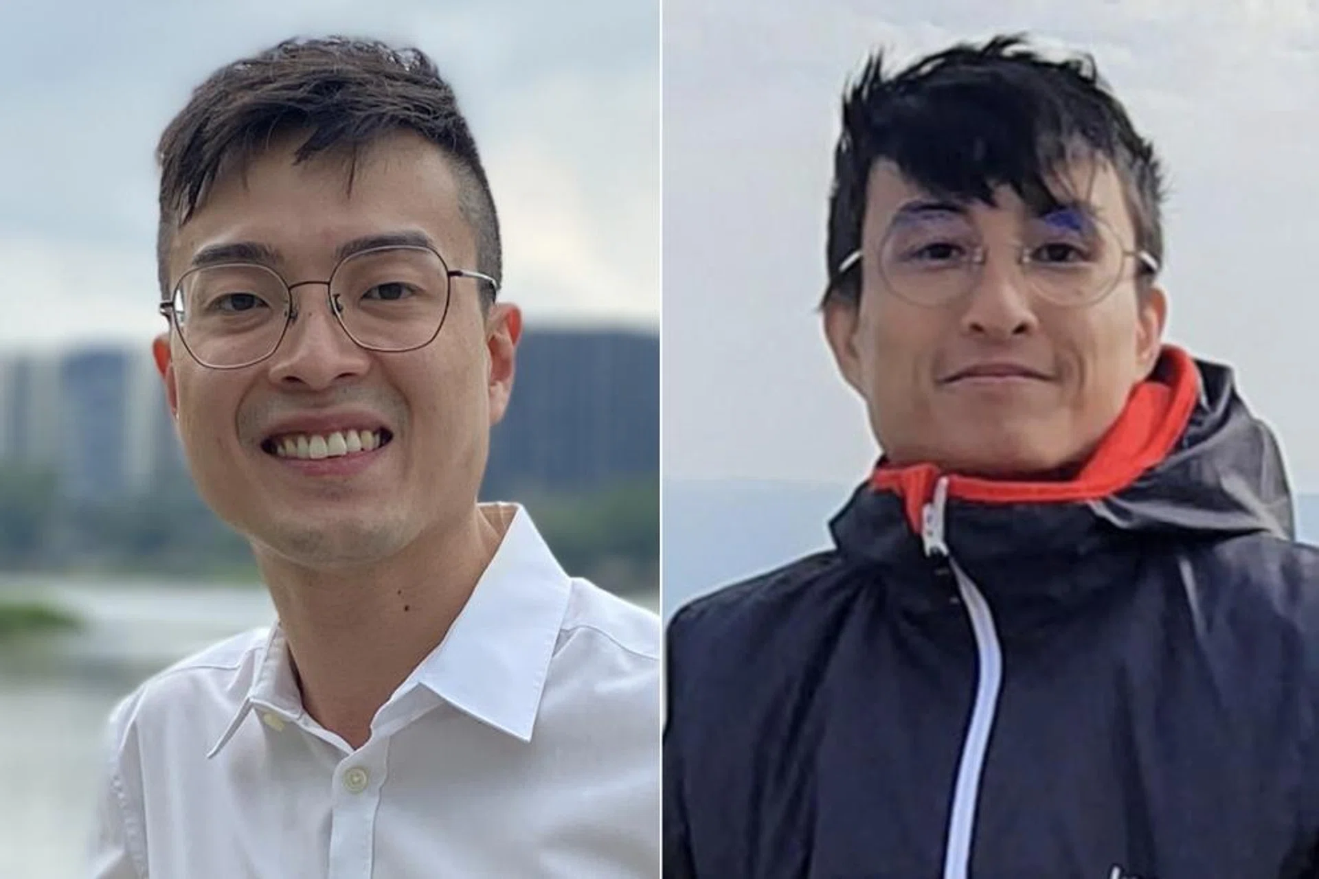 Mr Vincent Cai (left) joined the Health Ministry's contact tracing task group a month before the first Covid-19 case was reported in Wuhan; Mr Chan Wei Zhang will be starting work as a software engineer. 
