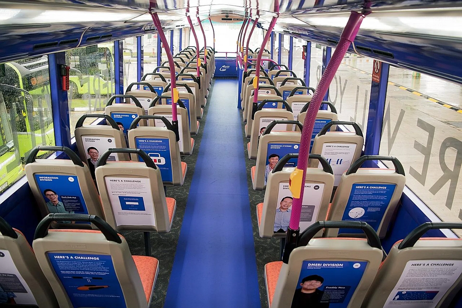 The questions at the upper deck of service 96. 