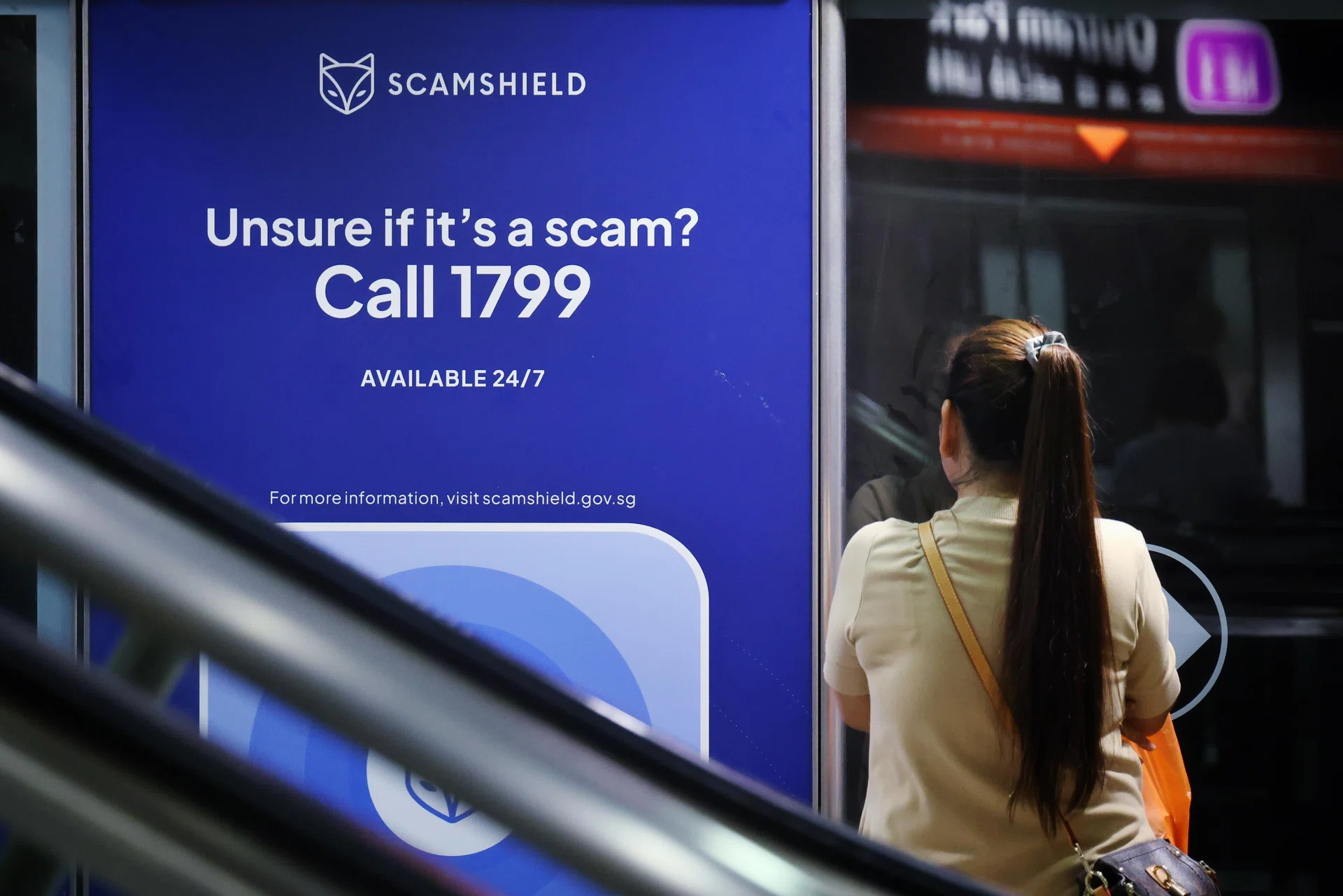The victims were conned into transferring money to their scammers' bank accounts.