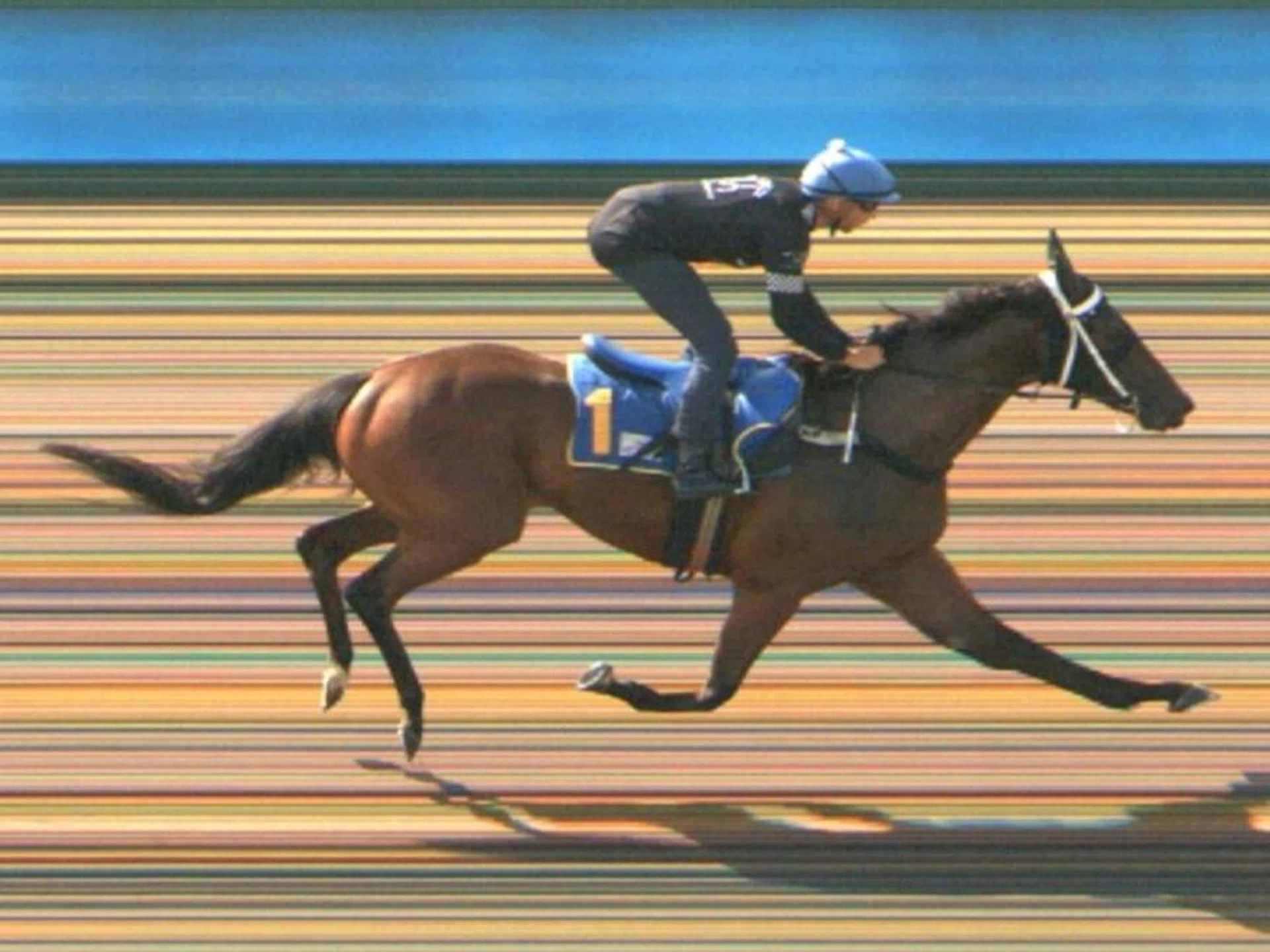 Strike Gold (Bernardo Pinheiro) overcomes a bad start on Aug 20 and thrashes his only rival by more than seven lengths despite being eased up. 
