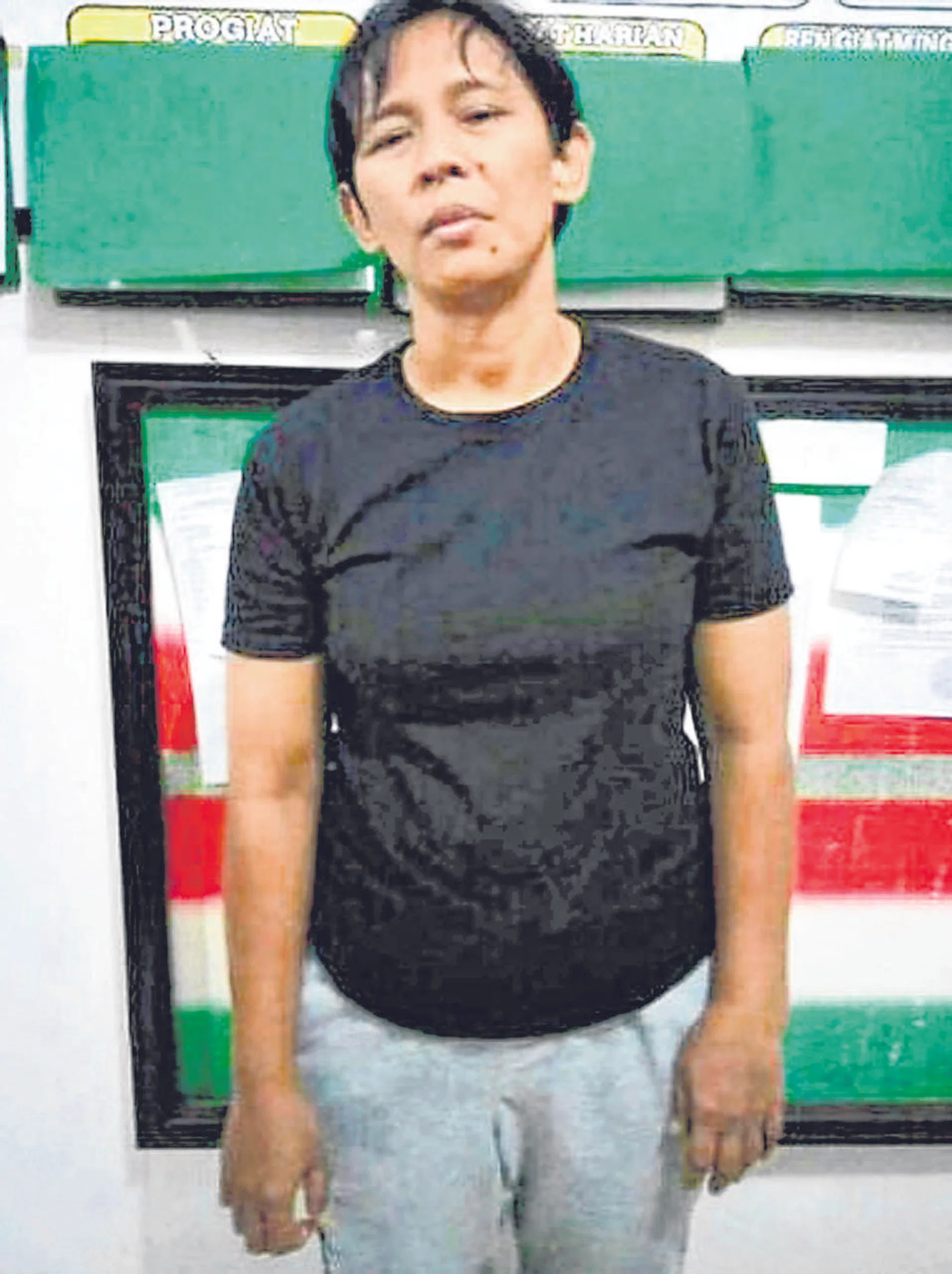 Above: Indonesian Khasanah murdered Mr Chia Ngim Fong and his wife, Madam Chin Sek Fah, in 2017. She is serving a 20-year jail sentence in her home country. 
