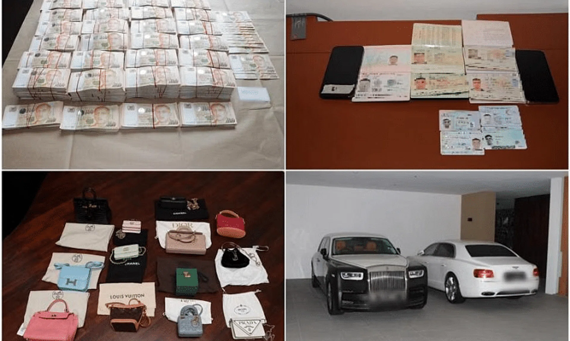 Following islandwide raids on Aug 15, assets seized or issued with prohibition of disposal orders is now worth more than $2.8 billion.