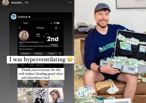 Singaporean woman wins US$10,000 in MrBeast giveaway