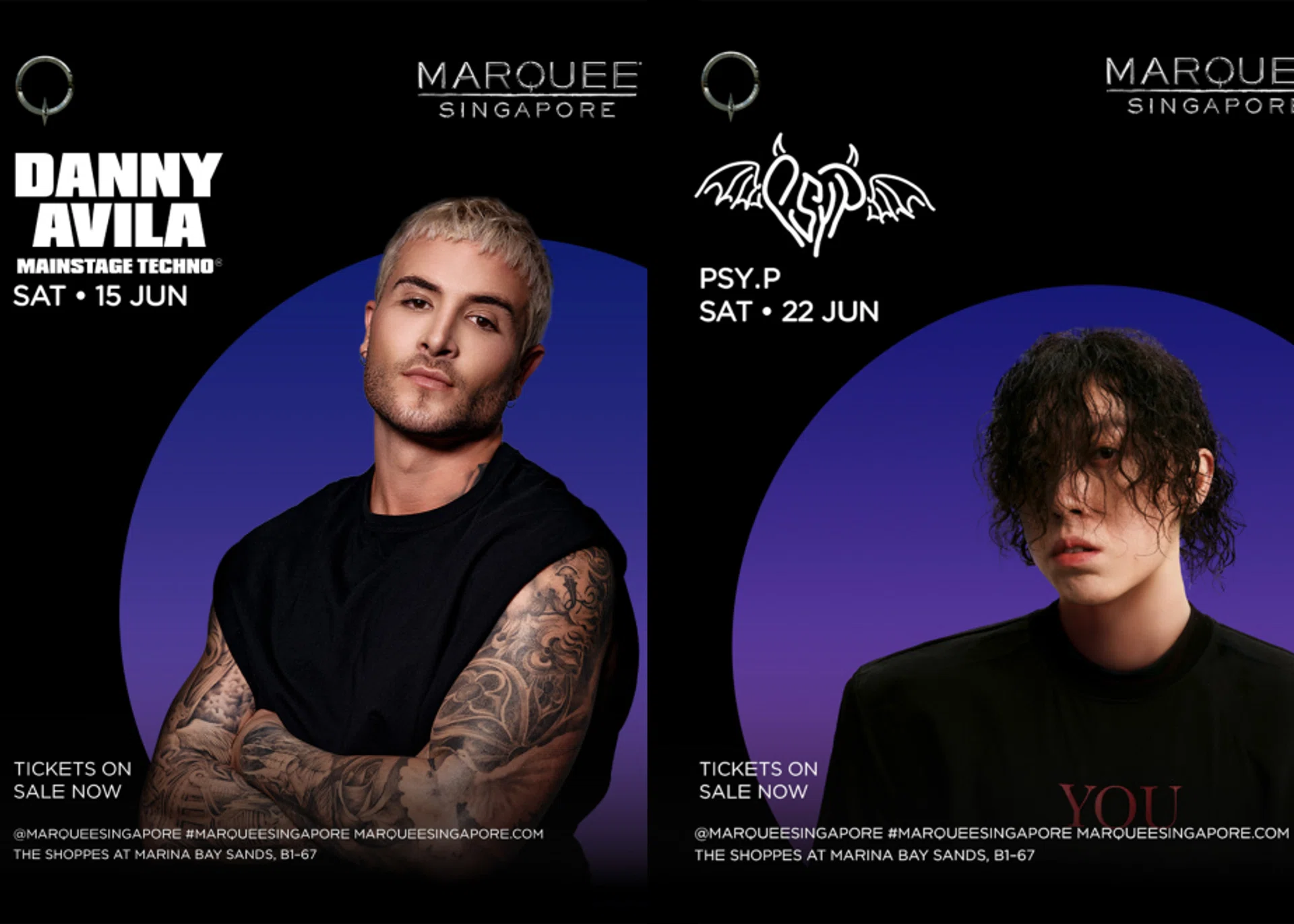 Marquee Singapore is hosting a star-studded lineup of DJs, including Spanish DJ prodigy Danny Avila and Chinese hip-hop icon PSY.P.