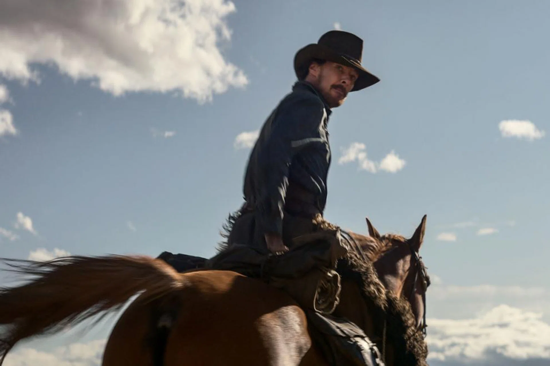 Benedict Cumberbatch as mysterious rancher Phil Burbank. 