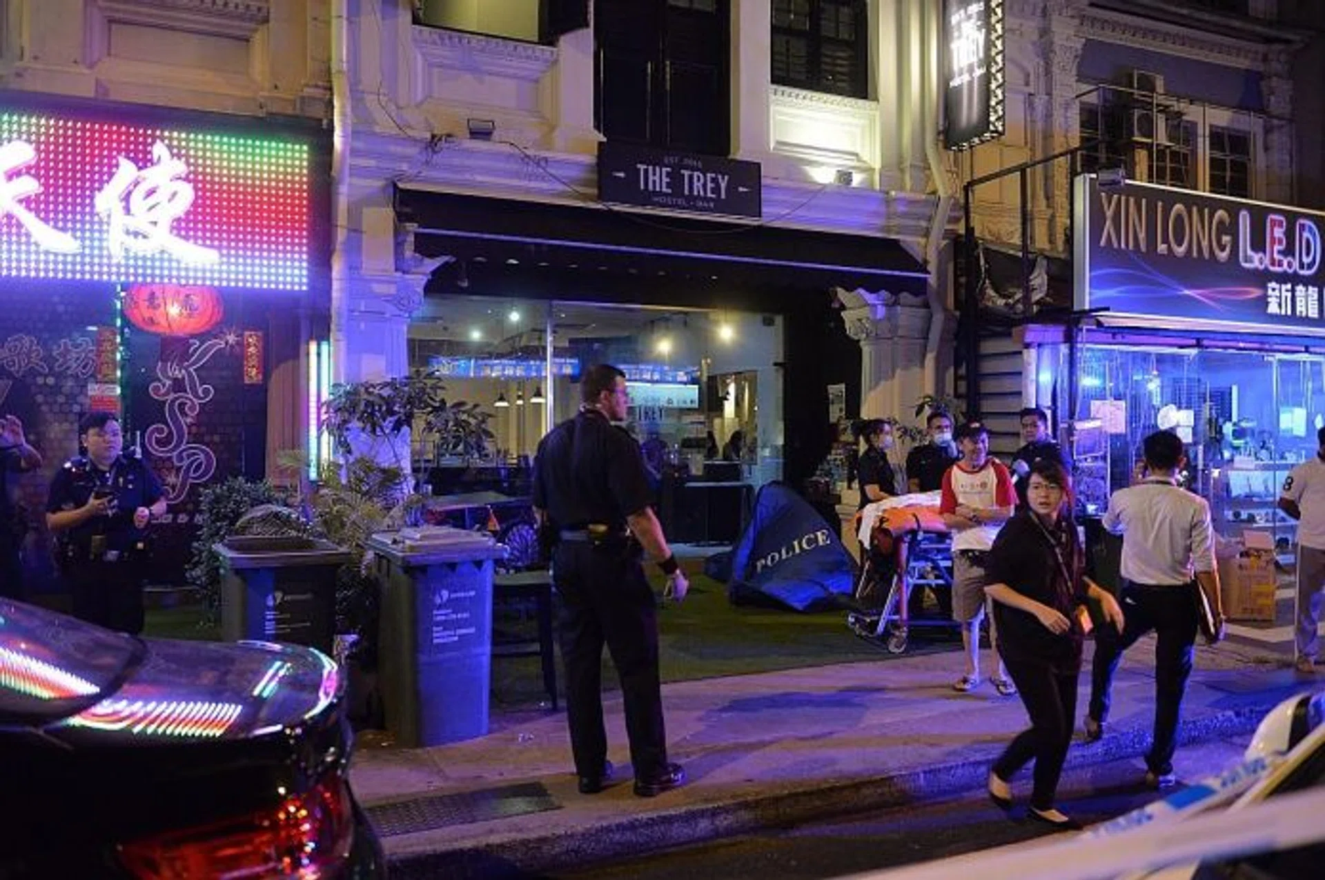 ARGUMENT: A man staying at The Trey said he saw the victim and the other man come out of the next-door lounge at about 11.30pm yesterday.