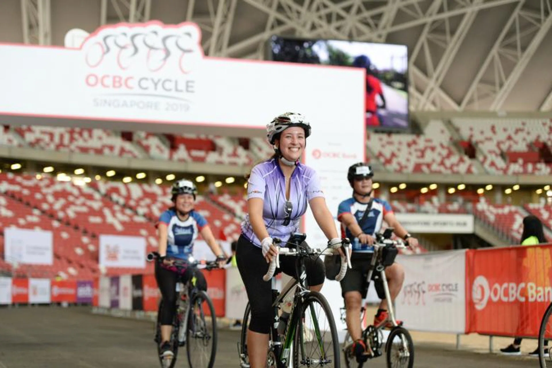 In-person cycling will return to the OCBC Cycle after two years of going virtual due to the Covid-19 pandemic.
