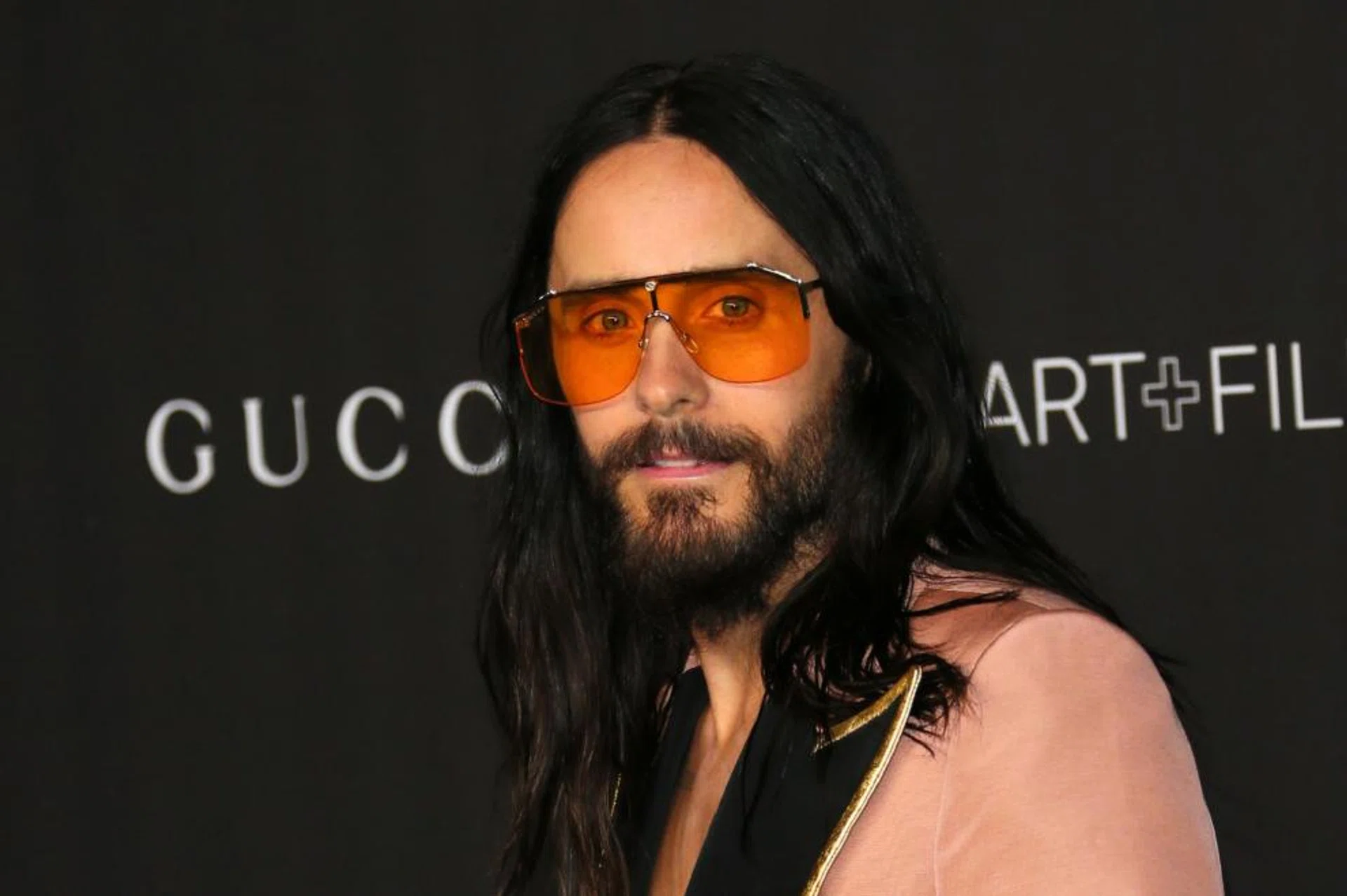  In this file photo US actor/musician Jared Leto arrives for the 2019 LACMA Art+Film Gala at the Los Angeles County Museum of Art in Los Angeles.