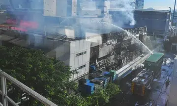 Fire in Tuas building storing chemicals briefly disrupts MRT services in the area