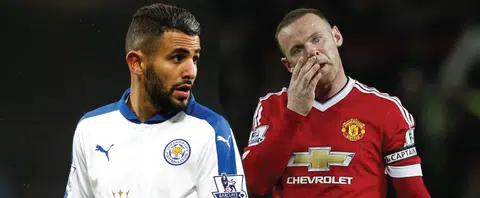 When Mahrez met Rooney