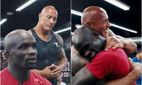 'No more sleeping on the couch': Dwayne Johnson surprises UFC fighter with new house
