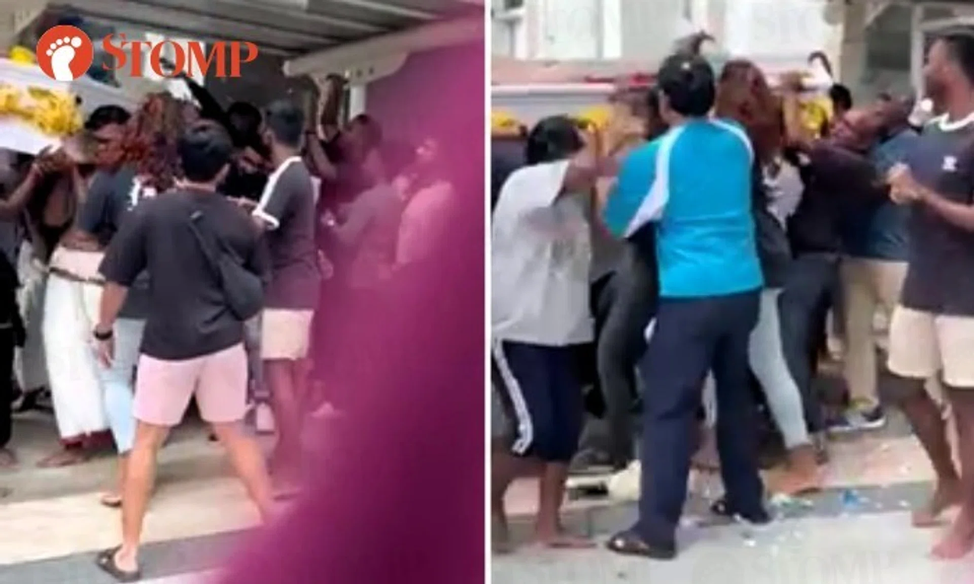 Screengrab from the video shared on Stomp.