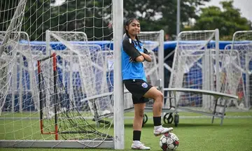 Footballer Nur Ain Salleh, 14, aims to make family proud