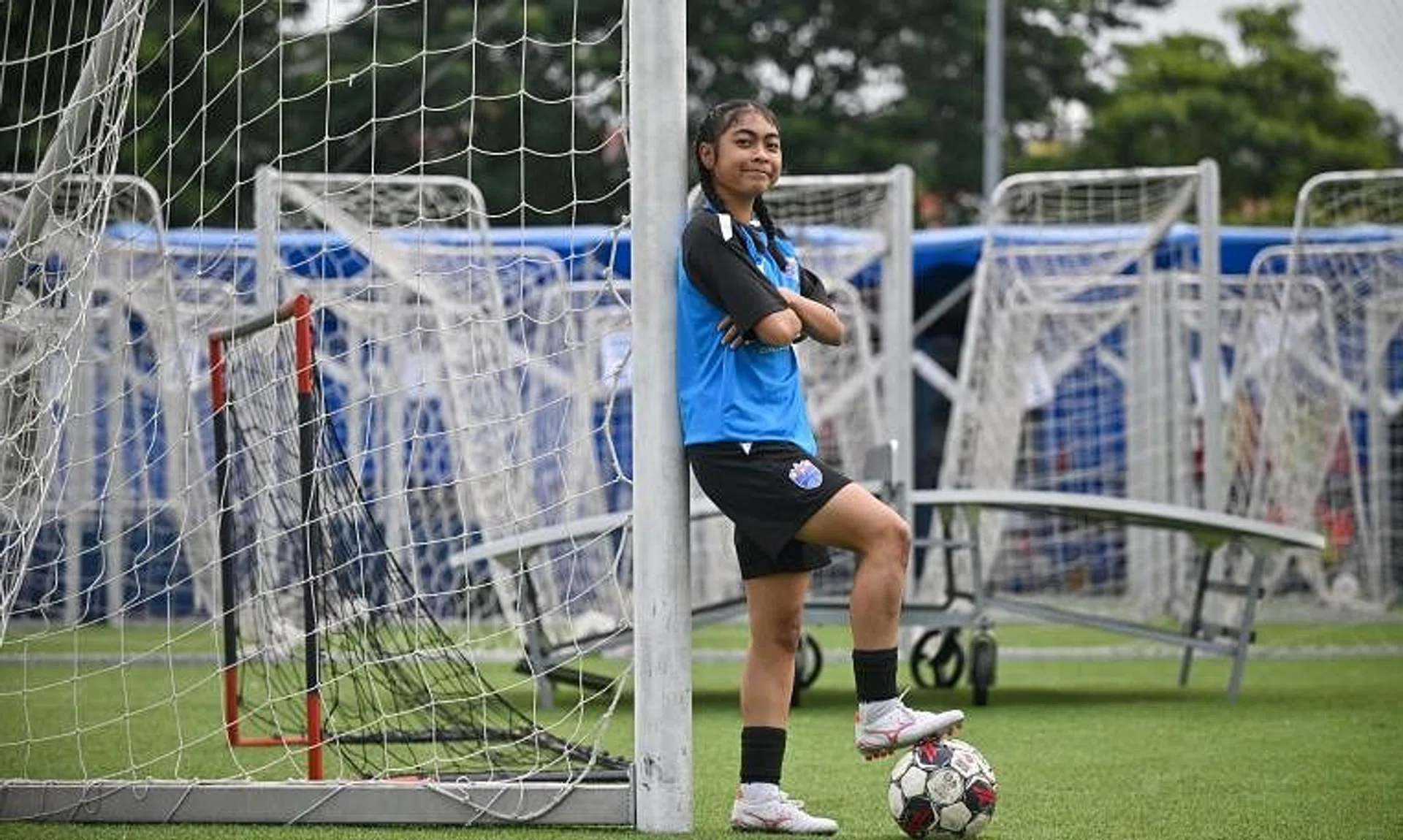 Nur Ain Salleh was recently promoted to the Sailors’ senior side who compete in the Deloitte Women’s Premier League.