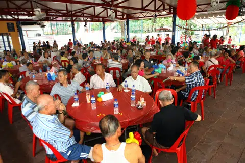 He helps provide daily necessities to 250 elderly