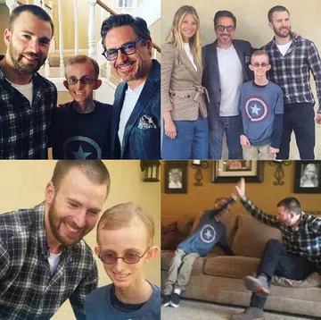 Paltrow helps Avengers fan to meet his idols