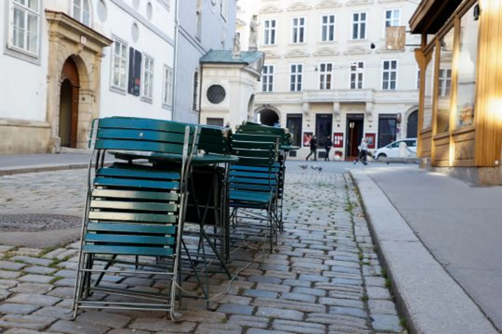 Under the lockdown restaurants, cafes, bars, theatres, museums and non-essential shops have closed their doors.