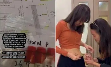 Julie Tan begins egg-freezing process before she turns 31