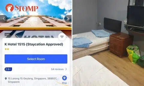A honeymoon staycation in a 'dirty' Geylang hotel room?