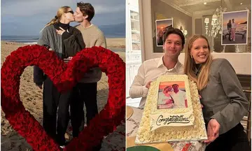 Actor Patrick Schwarzenegger, model Abby Champion engaged