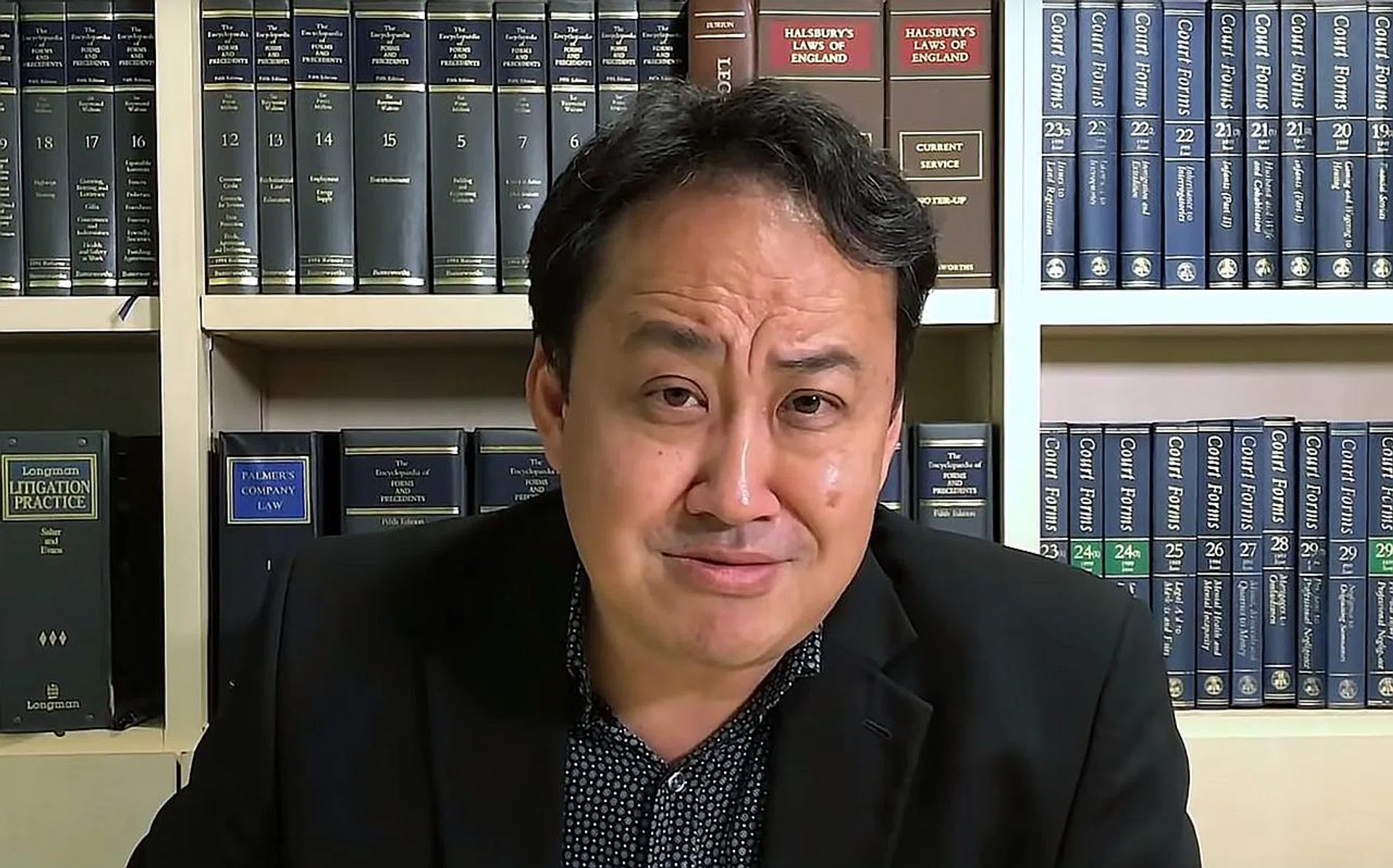 (Left) People's Voice Party founder Lim Tean. 