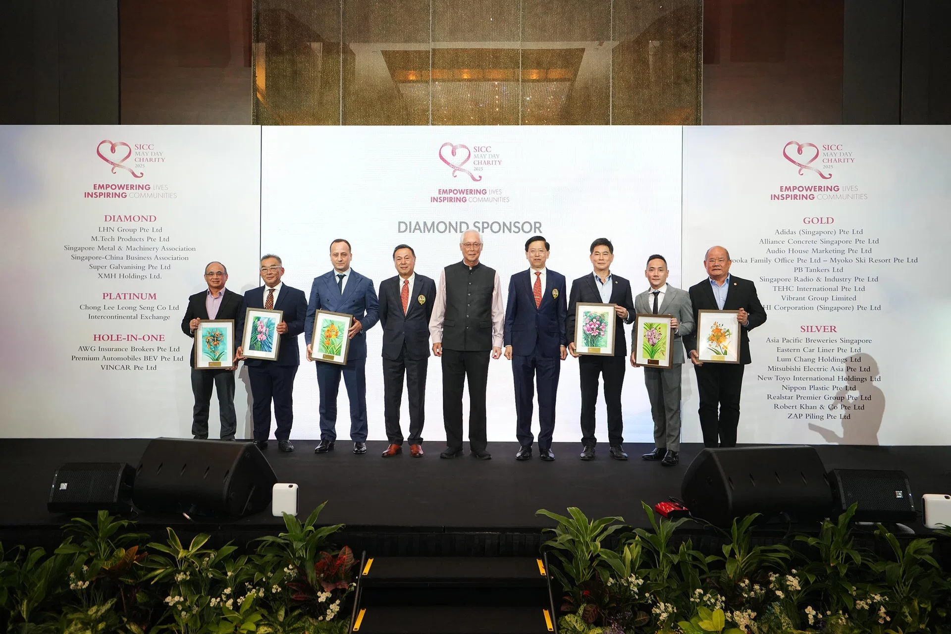 The SICC May Day Charity 2025 raised around $1.9 million that will go towards various organisations, including the Singapore Hospice Council. 