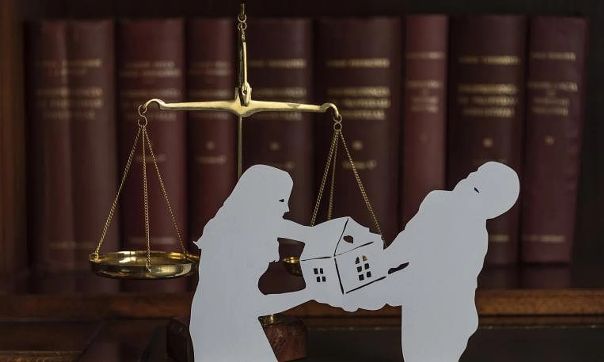 The flat was bought under joint tenancy, which means all the co-owners have an equal share in the property.