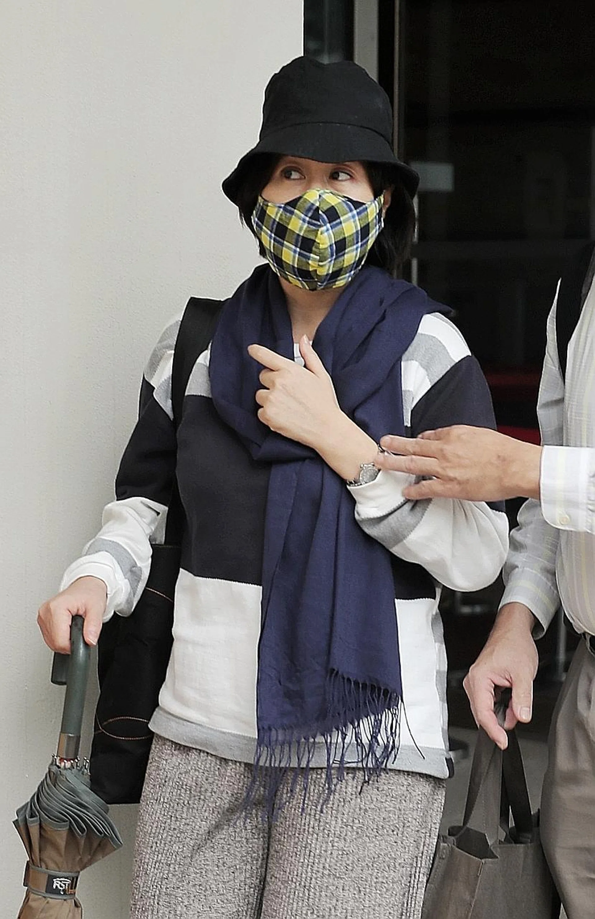 Madam Chan Hui Peng fell into the manhole near Kovan Residences. 