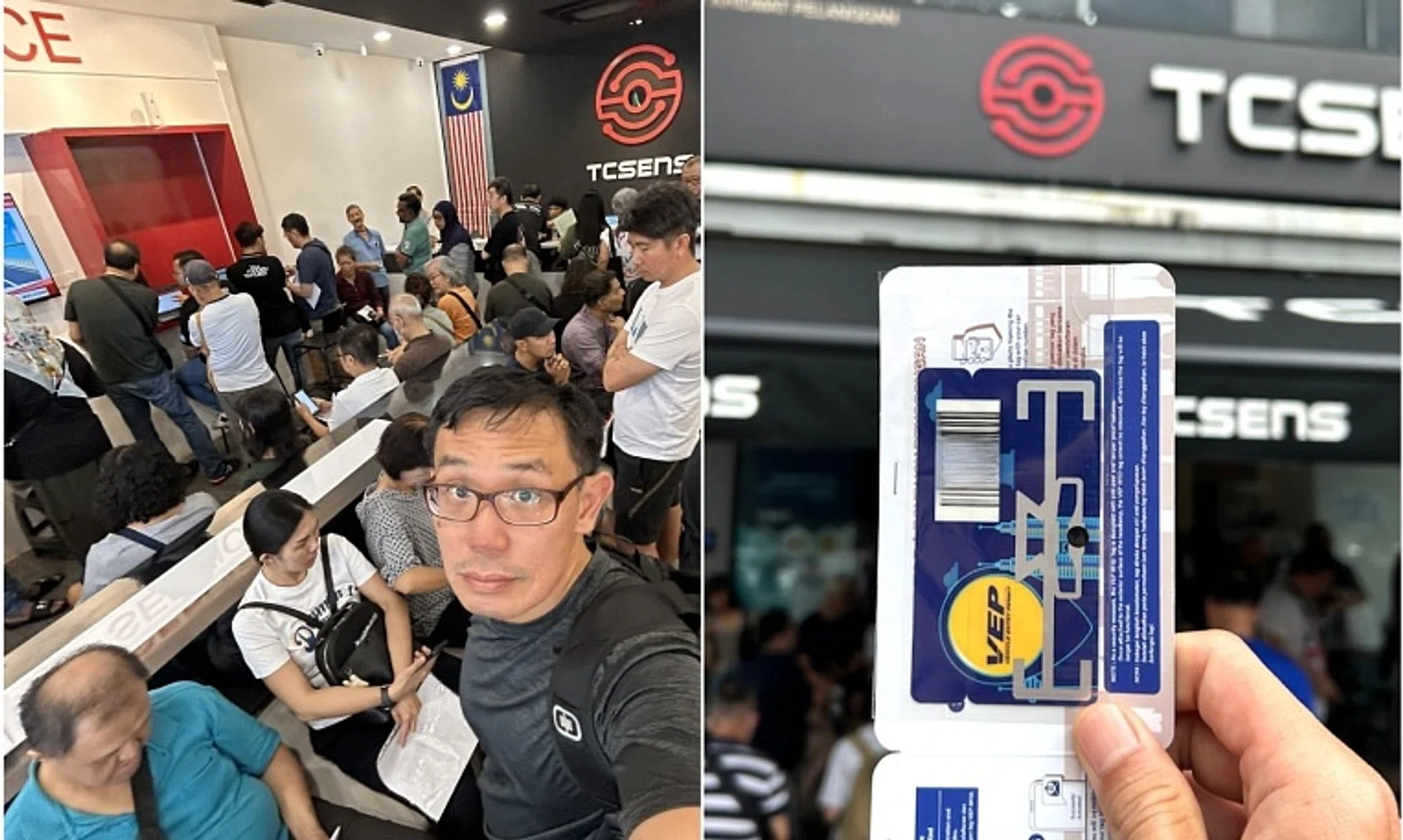 Singapore drivers have flocked to the newly opened VEP information centre in Woodlands to seek help with their applications.