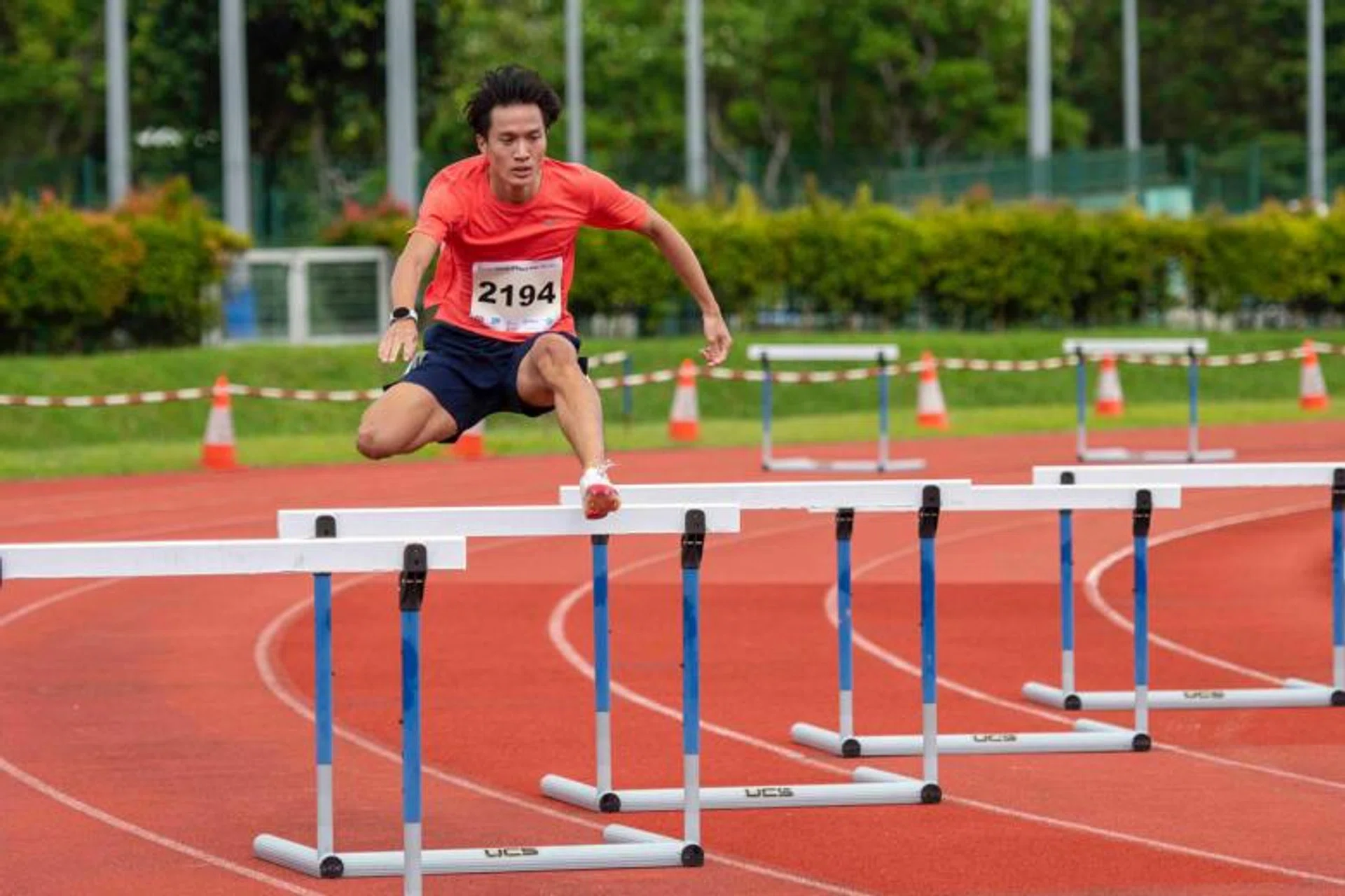 Calvin Quek clocked 51.73 seconds at the Singapore Athletics SEA Games Trial 2022 at the Home of Athletics on Feb 23, 2022. 
