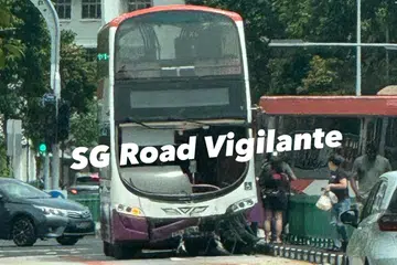 Tampines bus accident sends eight people to hospital