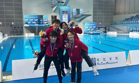 Silver and two bronzes for S'pore at Asian Diving C'ships